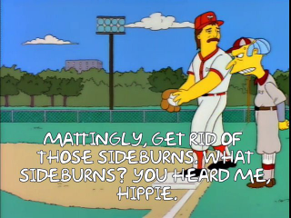 Illustration for article titled Don Mattingly's Marlins Take A Lesson From Mr. Burns And Ban Facial Hair